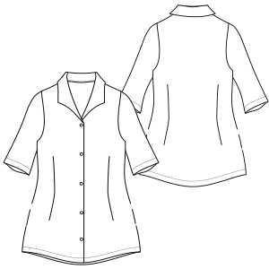 Fashion sewing patterns for UNIFORMS Shirts Shirt Waitress 4695